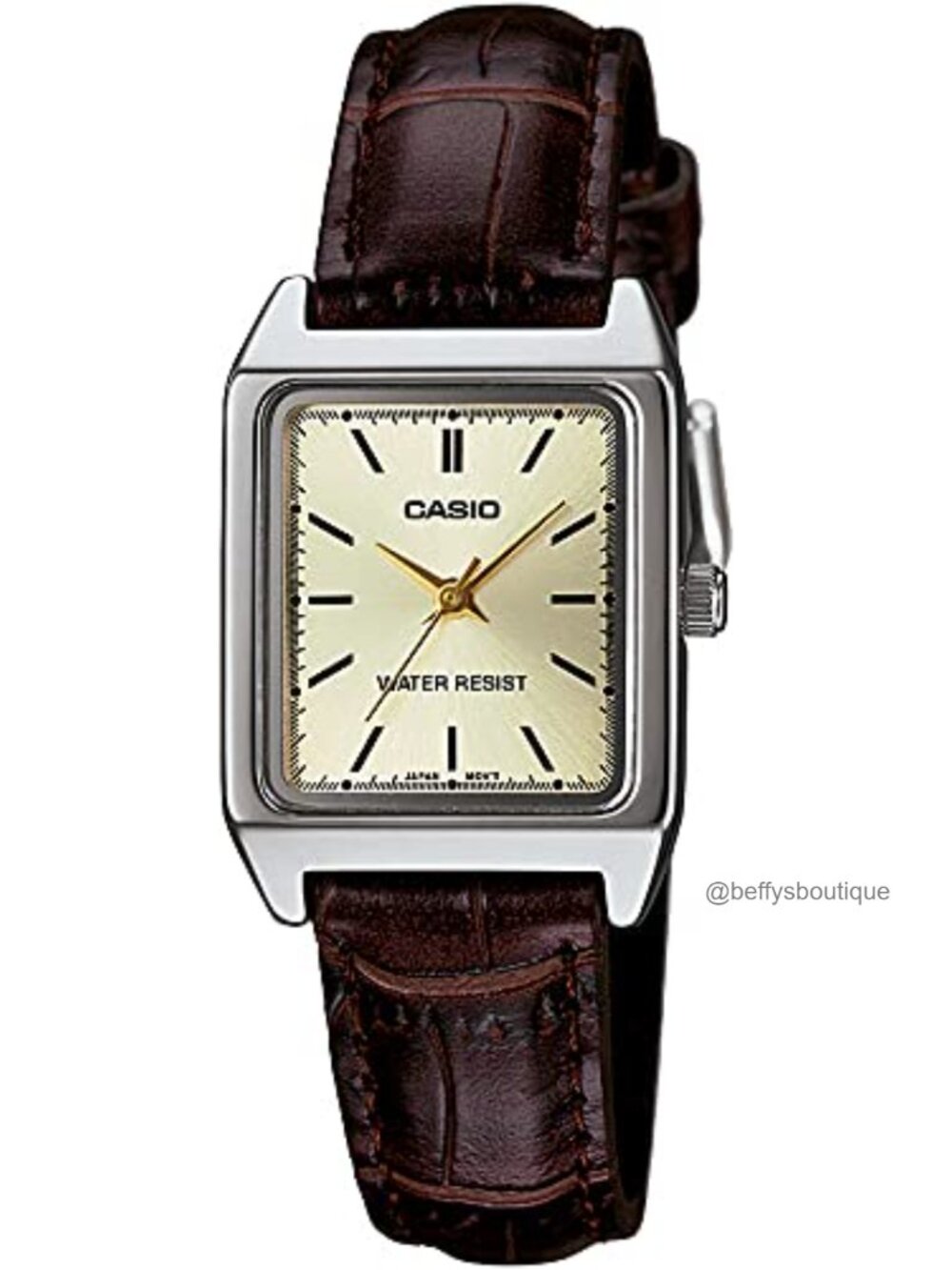 Casio Analog Watch Women 22mm Plastic Band 30m Water Resistant Quartz